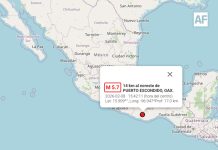 SSN registra 3 mil 146 sismos en febrero; el de mayor magnitud 5.7 tuvo epicentro en Oaxaca