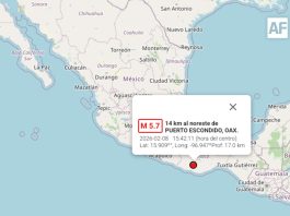 SSN registra 3 mil 146 sismos en febrero; el de mayor magnitud 5.7 tuvo epicentro en Oaxaca