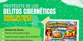 Policía Cibernética de Colima alerta por fraudes en paquetes vacacionales durante temporada