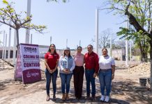 Gobernadora de Colima supervisó avances en construcción del Centro de Convenciones de Tecomán