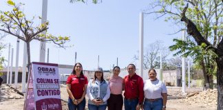 Gobernadora de Colima supervisó avances en construcción del Centro de Convenciones de Tecomán