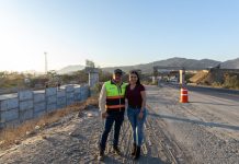 Gobernadora Indira Vizcaíno y director de SICT Colima supervisaron construcción de entronques Jalipa y Minatitlán