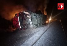 Descarrila tren en Cuyutlán con 22 vagones; se reportan tres personas lesionadas