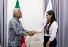 Gobernadora Indira Vizcaíno recibe a Embajador de Singapur en México para fortalecer la relación de Colima con ese país