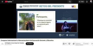 Estudiante de la UdeC presenta proyecto de senderismo ambiental en foro internacional de Córdoba, España