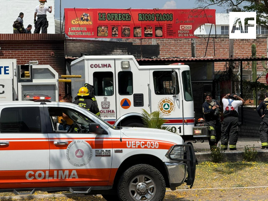 Explosión e incendio en tacos El cordobés avenida Diamante1