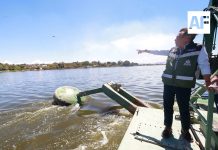 Gobierno de Jalisco termina acciones de limpieza en la presa Las Pintas