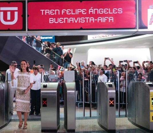 Claudia Sheinbaum, inauguró el Tren Felipe Ángeles, Buenavista-AIFA
