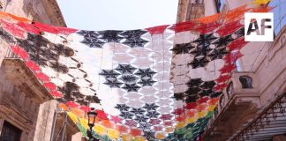 Mural aéreo de Etzatlán embellece el Centro Histórico de Guadalajara