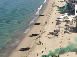 Todo un éxito Ejercicio de Adiestramiento de Nivel Cinco en Playa Las Brisas, Manzanillo