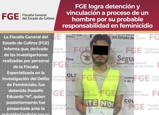 Detienen y vinculan a proceso a presunto feminicida de estudiante de medicina en Colima