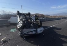 UEPC Colima y CRUM brindan atención a cuatro mujeres, tras volcadura en autopista Colima–Manzanillo