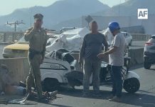 Un lesionado tras accidente de mototaxi en el Distribuidor Vial Fondeport, Manzanillo