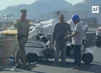 Un lesionado tras accidente de mototaxi en el Distribuidor Vial Fondeport, Manzanillo