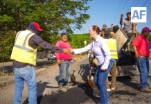 Aplica VdeA esta semana 60 toneladas de asfalto en avenidas principales