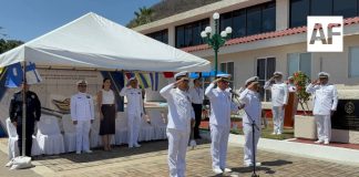 Secretaría de Marina realiza cambio de mando en la XIV Zona Naval