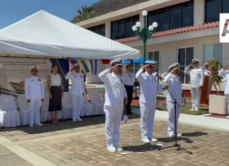 Secretaría de Marina realiza cambio de mando en la XIV Zona Naval