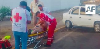 Automovilista grave tras fuerte choque en Tecomán