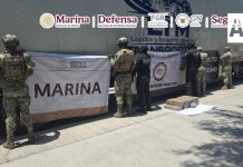 Aseguran 60 kilos de cocaína ocultos en tractocamión en Colima; hay cuatro detenidos
