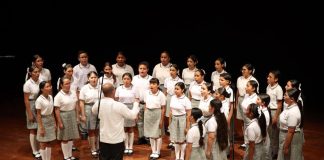 Educación Colima fomenta identidad y valores cívicos en Concurso de Interpretación del Himno Nacional Mexicano