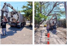 Conagua realiza trabajos preventivos de limpieza y desazolve en Tecomán