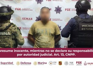 SSPC y Marina detienen a generador de violencia en Manzanillo; contaba con orden de aprehensión