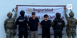 Detienen a dos sujetos vinculados a célula delictiva en Mazatlán, Sinaloa