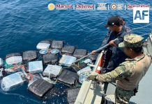 Aseguran casi una tonelada de cocaína en costas de Chiapas; hay seis detenidos