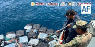 Aseguran casi una tonelada de cocaína en costas de Chiapas; hay seis detenidos