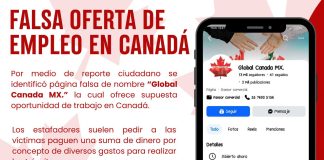 Alerta Policía Cibernética de Colima por fraude con falsas ofertas de empleo en Canadá