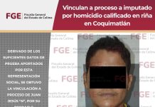 Vinculan a proceso a imputado por homicidio calificado en riña en Coquimatlán
