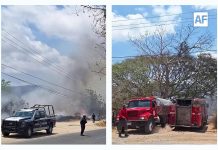 Fuerte incendio consume humilde vivienda en la zona norte de Manzanillo