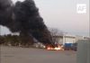 Incendio en bodega industrial de Barrio I, Manzanillo, deja cuantiosos daños materiales