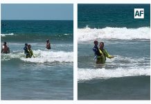 Guardavidas rescatan a menor arrastrado por corriente en playa de La Huerta, Jalisco