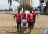 Atienden UEPC Colima y UMPC Manzanillo a mujer en playa Salagua