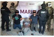 Marina rescata a hombre secuestrado y detiene a dos presuntos responsables en Tecuala, Nayarit
