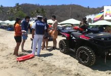 Rescata Protección Civil Manzanillo y Marina a cuatro menores en playa Miramar