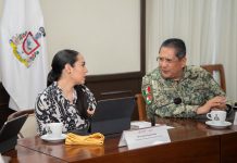 Gobernadora Indira Vizcaíno reporta 17 detenciones y acciones de seguridad: en reunión de mesa de coordinación