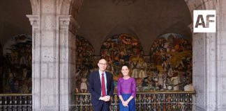 Presidenta Claudia Sheinbaum se reúne con el Alto Comisionado de la ONU para los Derechos Humanos, Volker Türk