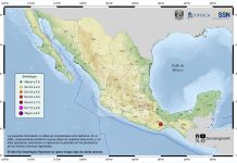 Se registran 38 sismos en el país durante este martes; cuatro superaron magnitud 4, el mayor alcanzó 4.8 con epicentro en Oaxaca