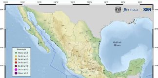 Se registran 38 sismos en el país durante este martes; cuatro superaron magnitud 4, el mayor alcanzó 4.8 con epicentro en Oaxaca