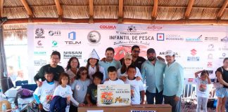 Récord de participantes en torneo internacional infantil de pesca en Manzanillo; fueron casi 750 menores