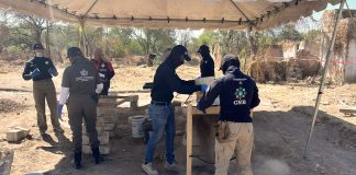 Comisión Nacional de Búsqueda realiza trabajos forenses en Lagos de Moreno, Jalisco