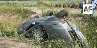 Volcadura en autopista Colima–Manzanillo deja cuatro personas lesionadas