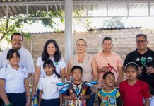 Voluntariado, egresados y Bachillerato 34 llevan juguetes a 360 niñas y niños de albergues cañeros