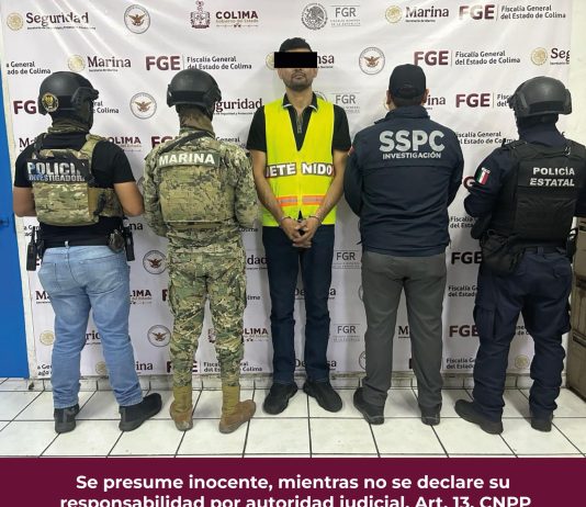 Mesa de Coordinación Estatal informa detención de generador de violencia en Colima; presunto jefe de sicarios de Los Mezcalez