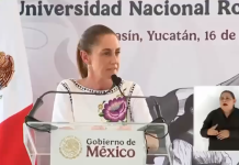 Sheinbaum insiste en Yucatán que “ningún gobierno extranjero” arrebatará la transformación a México