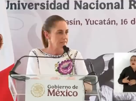 Sheinbaum insiste en Yucatán que “ningún gobierno extranjero” arrebatará la transformación a México