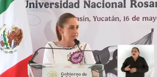 Sheinbaum insiste en Yucatán que “ningún gobierno extranjero” arrebatará la transformación a México