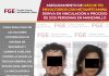 Aseguramiento de más de 170 envoltorios con metanfetamina deriva en vinculación a proceso de dos personas en Manzanillo